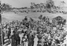 Soldiers settled on the land