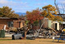 House destroyed by fire