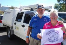 Around Australia on their feet