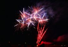 Killarney lights up sky