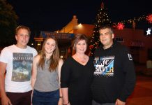 Out under the lights and stars