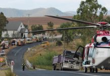 Truck driver to be choppered out