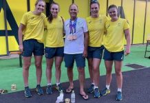 Harriet Hudson on cloud 9