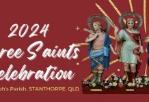 Celebrating the three saints