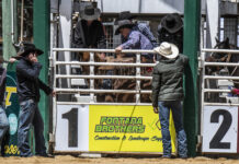 The bucking chutes