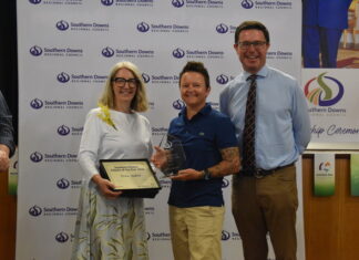 Top citizen award for Warwick’s ‘Noo’ Shepherd