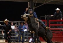 The Friday night rodeo kicks off the Allora Show