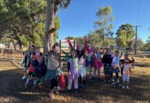 Local students trade cars for walking shoes